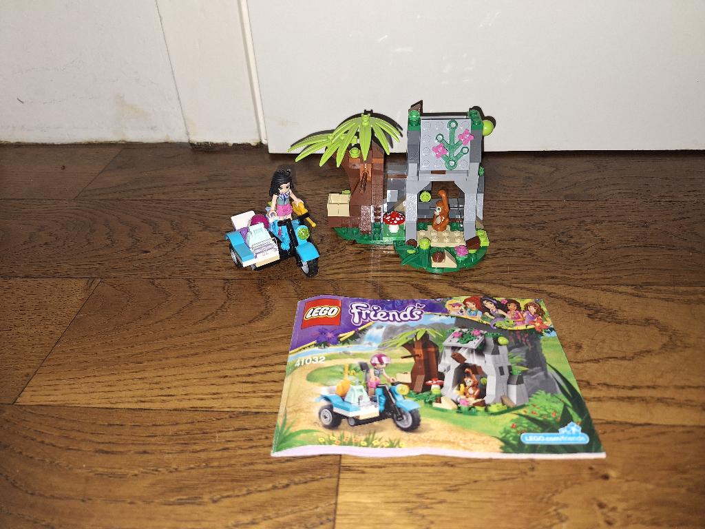 Lego Friends 41032 Eerste hulp jungle bike., Kinderen en Baby's, Speelgoed | Duplo en Lego, Gebruikt, Lego, Complete set, Ophalen of Verzenden