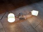 2 spots Plafond of wand lamp, Ophalen of Verzenden, Gebruikt, Glas