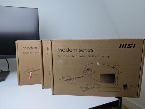 3x Partij MSI Modern 14 incl. BTW (i3-1215U, 8GB en 512GB NV, Computers en Software, Windows Laptops, Zo goed als nieuw, 14 inch