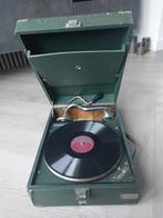 Telefunken Koffer platenspeler +XL collectie 78-toerenplaten, Antiek en Kunst, Ophalen