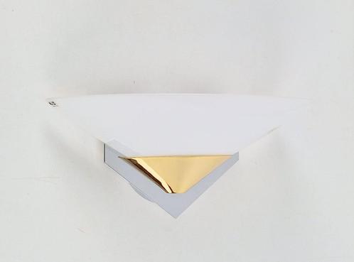 Vintage G2 vetri murano wandlamp messing glas chroom regency, Huis en Inrichting, Lampen | Wandlampen, Zo goed als nieuw, Glas