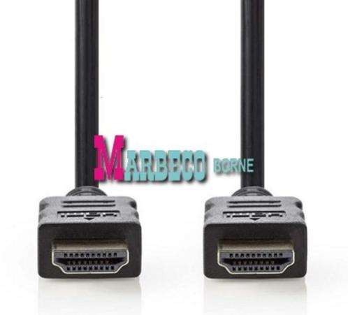 HDMI kabel 3 meter verguld,Gold High speed, ARC, 4K, 3D, Audio, Tv en Foto, Audiokabels en Televisiekabels, Nieuw, HDMI-kabel