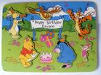 Winnie De Poeh Houten Puzzel Disney Happy Birthday Eeyore, Verzamelen, Disney, Ophalen of Verzenden, Winnie de Poeh of vrienden