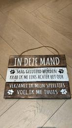 Teksbord voor hond (nieuw), Ophalen of Verzenden, Nieuw