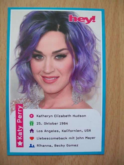 Katy Perry / Julienco Julian Classen star kaart fankaart, Verzamelen, Muziek, Artiesten en Beroemdheden, Nieuw, Foto of Kaart