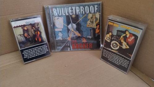 2 muziek cassettes Stray Cats en CD bulletproof Lee Rocker, Cd's en Dvd's, Cassettebandjes, Zo goed als nieuw, Origineel, Rock en Metal