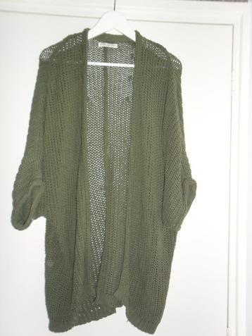 Circle Of Trust Groen Gehaakt Vest Met Driekwart Mouwen Mt S beschikbaar voor biedingen