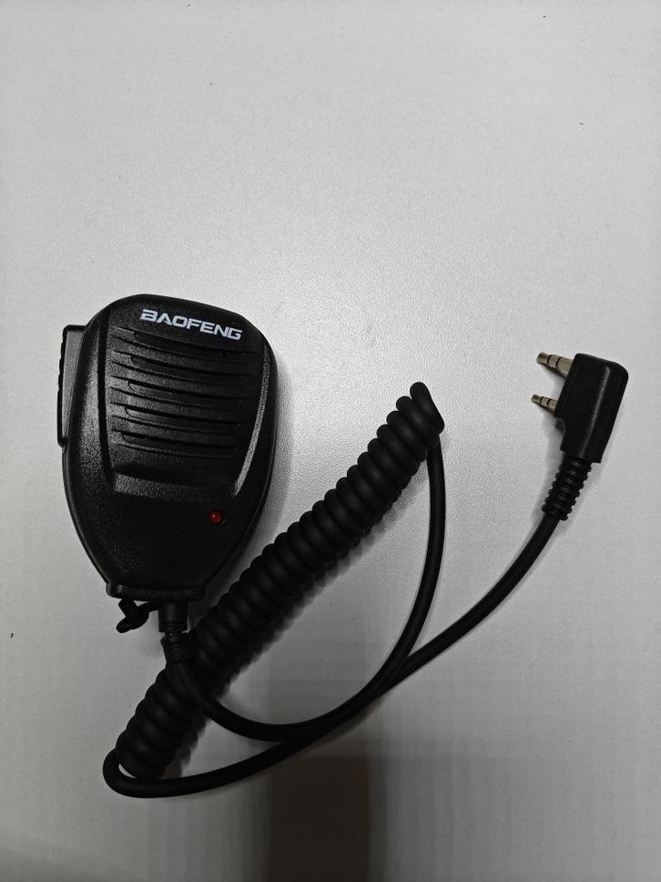 Baofeng speaker microfoon K1 2-Pins Kenwood NIEUW, Telecommunicatie, Portofoons en Walkie-talkies, Nieuw, Toebehoren, Met broekklem