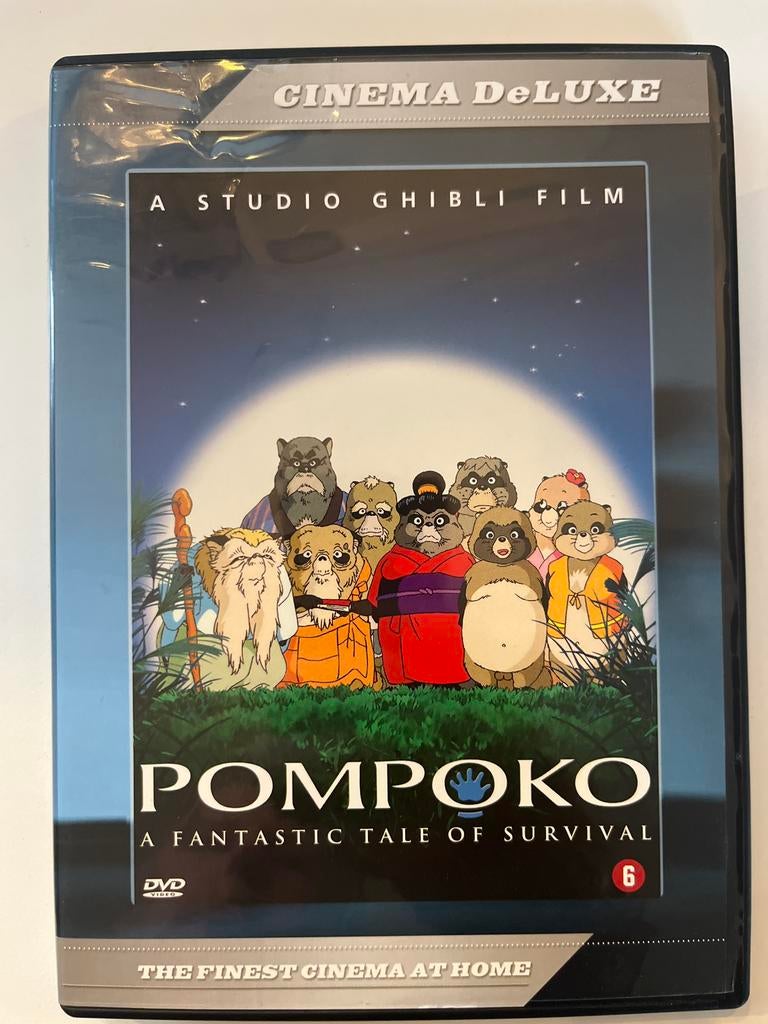 Pom Poko - Studio Ghibli DVD - Zo goed als nieuw!, Cd's en Dvd's, Dvd's | Tekenfilms en Animatie, Tekenfilm, Boxset, Ophalen of Verzenden