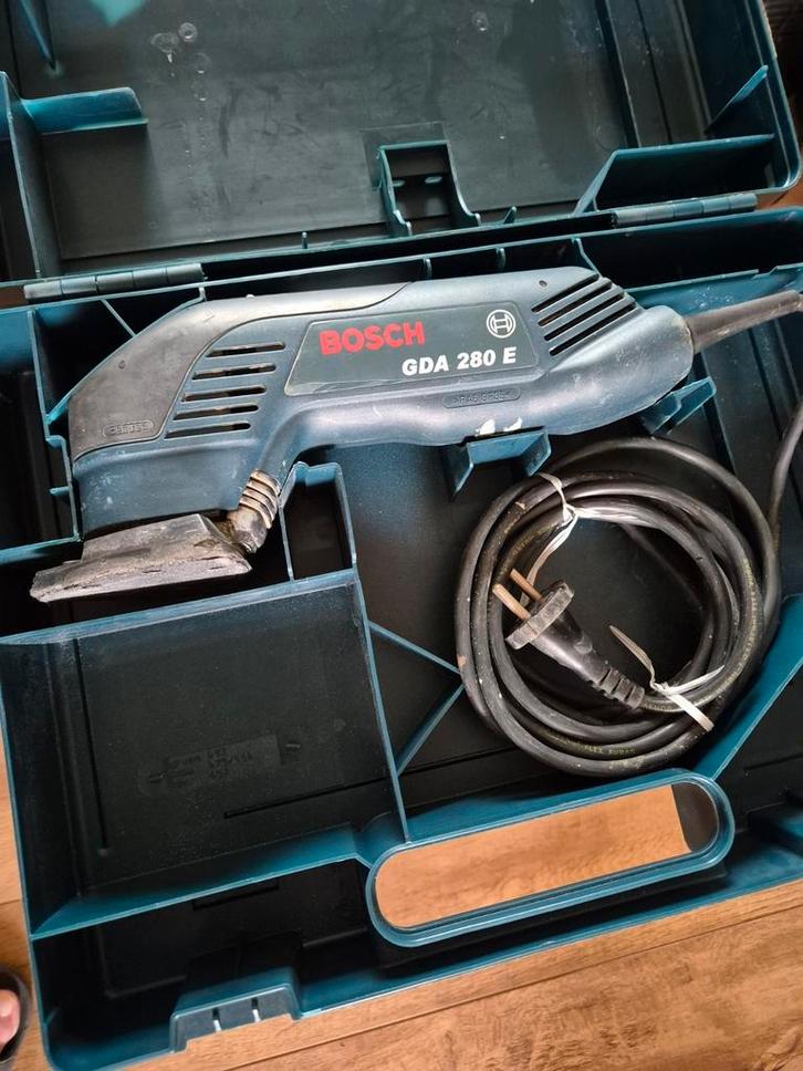 Bosch Professional GDA 280E driehoek schuurmachine., Doe-het-zelf en Verbouw, Gereedschap | Schuurmachines, Gebruikt, Overige typen
