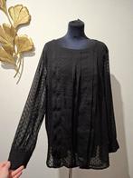 Zizzi Zwarte Blouse - Maat 46, Zizzi, Zwart, Maat 46/48 (XL) of groter, Ophalen of Verzenden