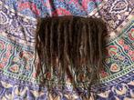 23 bruine human hair clip dreads extensions ca. 30cm nu 115€, Sieraden, Tassen en Uiterlijk, Uiterlijk | Haarverzorging, Ophalen of Verzenden