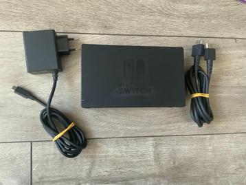 Nintendo Switch Dock / Docking Station / TV-Dock + Adapter beschikbaar voor biedingen