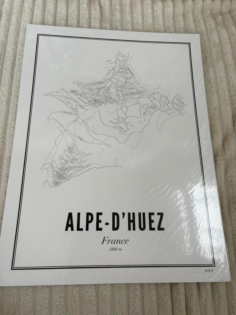 Wijck Alpe D’Huez, Ophalen of Verzenden, Nieuw, Minder dan 50 cm, Print