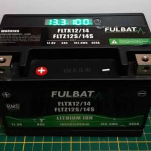 Fulbat FLTX1214 Lithium Accu 12.8V 8Ah – Zo goed als nieuw, Motoren, Accessoires | Overige, Zo goed als nieuw, Ophalen of Verzenden