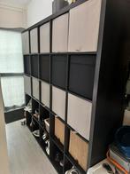 ikea kallax kast zwart 25 vaks, Ophalen, Zo goed als nieuw