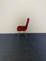 Vergaderstoel Montis Jim, bordeaux rood / rood, stof, Huis en Inrichting, Stoelen, Ophalen, Gebruikt, Rood, Eén