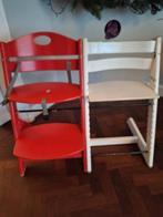 Stokken Kinderstoel Wit - Meegroeistoel, Ophalen of Verzenden, Gebruikt, Meegroeistoel, Gordel(s)