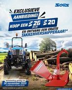 Solis 20 / 26 minitractor NIEUW + GRATIS hakselaar in novemb