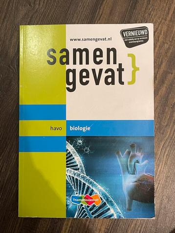 Samengevat Biologie HAVO beschikbaar voor biedingen