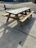 Picknicktafel 300 cm geïmpregneerd 4 cm dik hout, Tuin en Terras, Picknicktafels, Nieuw, Inklapbaar, Rechthoekig, Ophalen of Verzenden