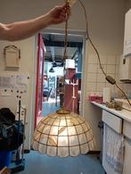 Vintage Tiffany style parelmoer schelpenlamp., Minder dan 50 cm, Gebruikt, Ophalen