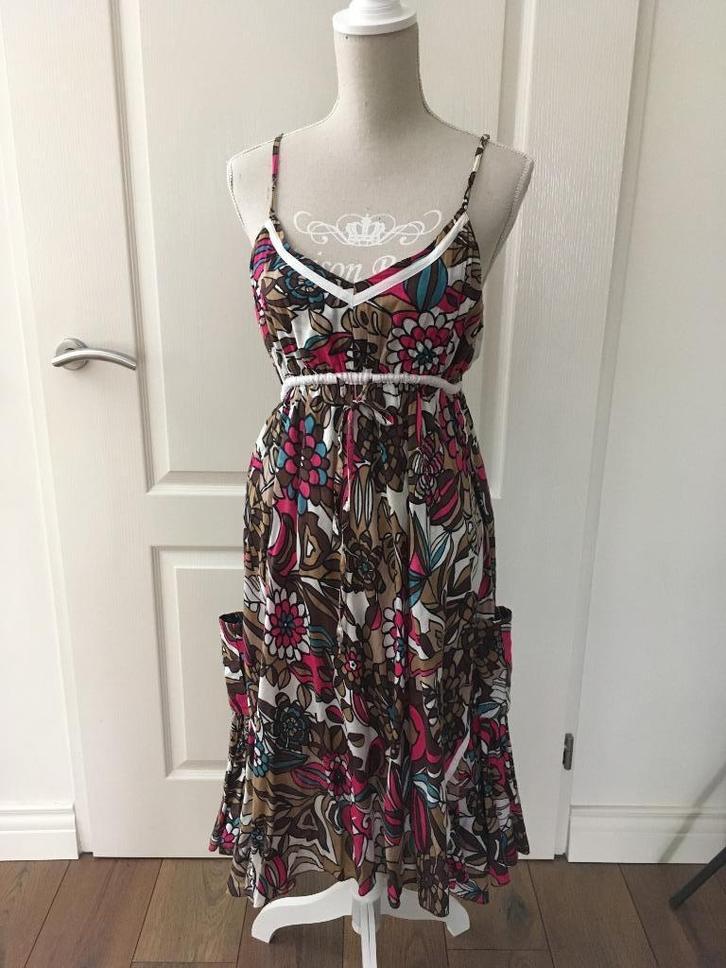 Jurk Boho stijl van STRARINDIA maat L Spaghettie bandjes, Kleding | Dames, Jurken, Zo goed als nieuw, Maat 42/44 (L), Overige kleuren