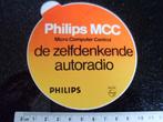 sticker philips MCC zelfdenkende autoradio logo, Verzamelen, Stickers, Verzenden, Zo goed als nieuw, Merk