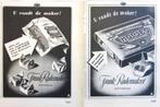 34 vintage advertenties reclames Frank Rademaker Rotterdam 4, Verzamelen, Merken en Reclamevoorwerpen, Gebruikt, Ophalen