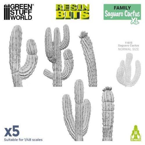 3D printed set - Saguaro Cactus XL 5x 12669 Wargames Scenery, Hobby en Vrije tijd, Wargaming, Nieuw, Overige soorten, Toebehoren