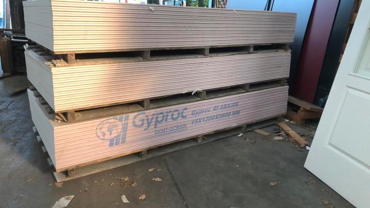 Gipsplaten, Doe-het-zelf en Verbouw, Hout en Planken, Zo goed als nieuw, Overige houtsoorten, Minder dan 25 mm, Ophalen