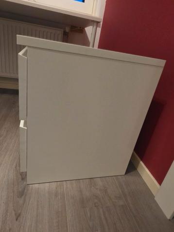 Ikea Malm nachtkastje kastje kast wit ladekast ladekastje - afbeelding 3