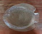 Vintage serveerschaal groot glas visvorm ARCOROC France, Ophalen of Verzenden, Huis en Inrichting