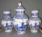 Delfts Blauw Vazen Set, Antiek en Kunst, Antiek | Keramiek en Aardewerk, Ophalen