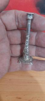 Zilver miniatuurtje " kandelaartje", Ophalen of Verzenden, Zilver