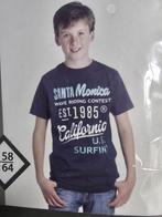 Blauwe nieuwe jongens T-shirt met tekstmotief-maat 158-164, New Basic, Nieuw, Ophalen of Verzenden, Shirt of Longsleeve