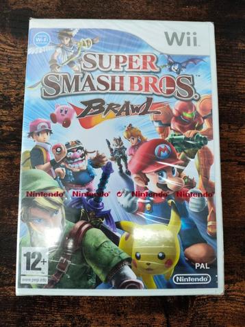 Super Smash Bros brawl sealed Nintendo Wii nieuw in seal