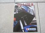 Suzuki GSX-R 1100 W brochure folder 1995 ?, Motoren, Handleidingen en Instructieboekjes, Suzuki