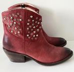 BUFFALO laarzen western cowboy leer rood mt 38, Lage of Enkellaarzen, Ophalen of Verzenden, Buffalo, Rood