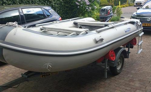 Nimarine 350 rubberboot inclusief trailer en Suzuki 6 pk, Watersport en Boten, Rubberboten, Zo goed als nieuw, Overige merken