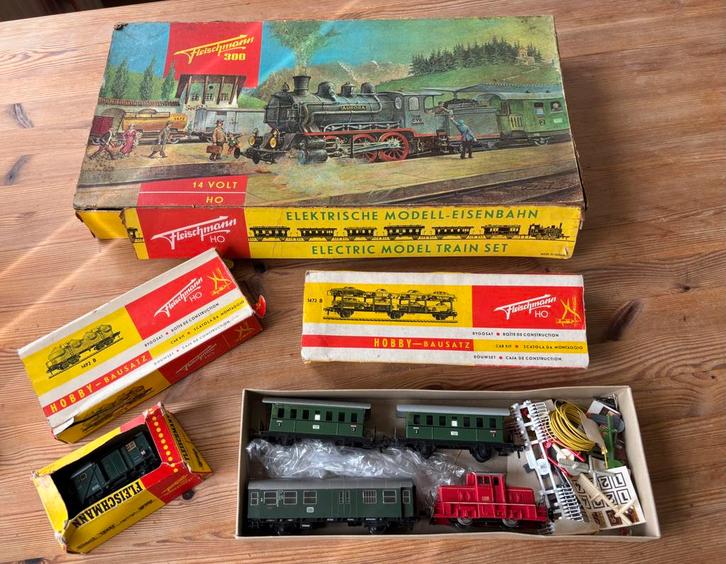 Fleischmann modelspoorbaan HO, Hobby en Vrije tijd, Modeltreinen | H0, Gebruikt, Treinset, Gelijkstroom of Wisselstroom, Fleischmann