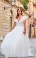 Grote(re) maat 44,46,48,50,52,54,56 Direct leverbaar, Kleding | Dames, Trouwkleding en Trouwaccessoires, Ophalen, Nieuw, Wit, Trouwjurk