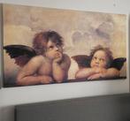 Groot doek Raphael deux Anges 148 x 83 cherubijn engelen, Huis en Inrichting, Woonaccessoires | Schilderijen, Tekeningen en Foto's
