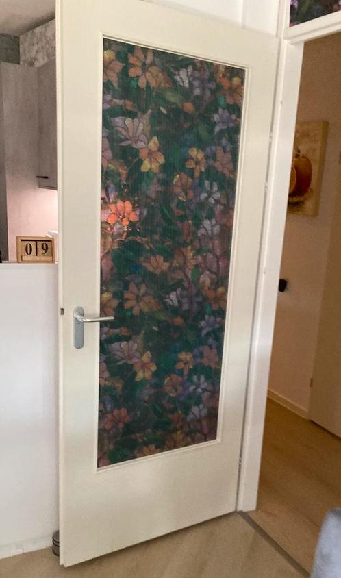 Te koop Binnendeur inclu.kozijn en beslag ., Doe-het-zelf en Verbouw, Deuren en Horren, Gebruikt, Binnendeur, 200 tot 215 cm, 80 tot 100 cm