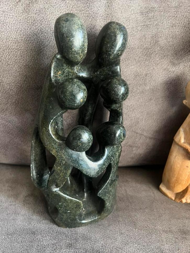 Vintage Stenen Mensen /Figuren Zimbabwe., Verzamelen, Beelden en Beeldjes, Zo goed als nieuw, Ophalen of Verzenden