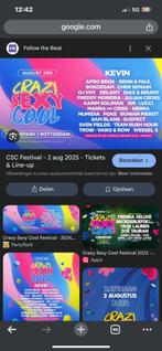 Crazy sexy cool csc ticket, Eén persoon