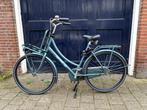 Cortina u4, 28 inch, 57cm mat blauw (incl axa kettingslot), Gebruikt, Versnellingen, 56 cm of meer, Ophalen