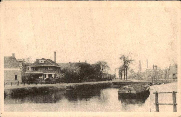 Oude Pekela - Unionstraat, Verzamelen, Ansichtkaarten | Nederland, Gelopen, Groningen, Voor 1920, Ophalen of Verzenden