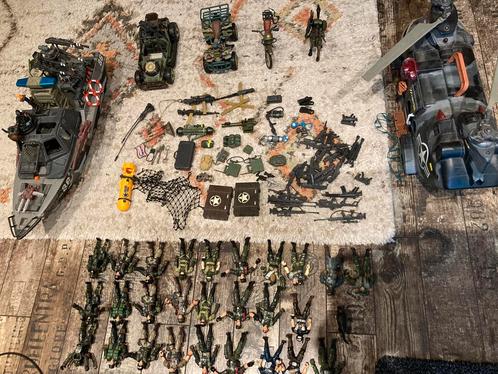 Zeer groot pakket soldaatjes, chinook, mariniersschip, Kinderen en Baby's, Speelgoed | Overig, Gebruikt, Jongen, Ophalen of Verzenden