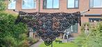Gehaakte omslagdoek xxl zwart net glimdraad, Ophalen of Verzenden, Nieuw, Maat 46/48 (XL) of groter, Sjaal